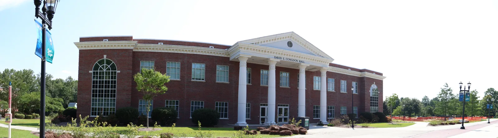 Panorama of the University of North Carolina Wilmington main campus